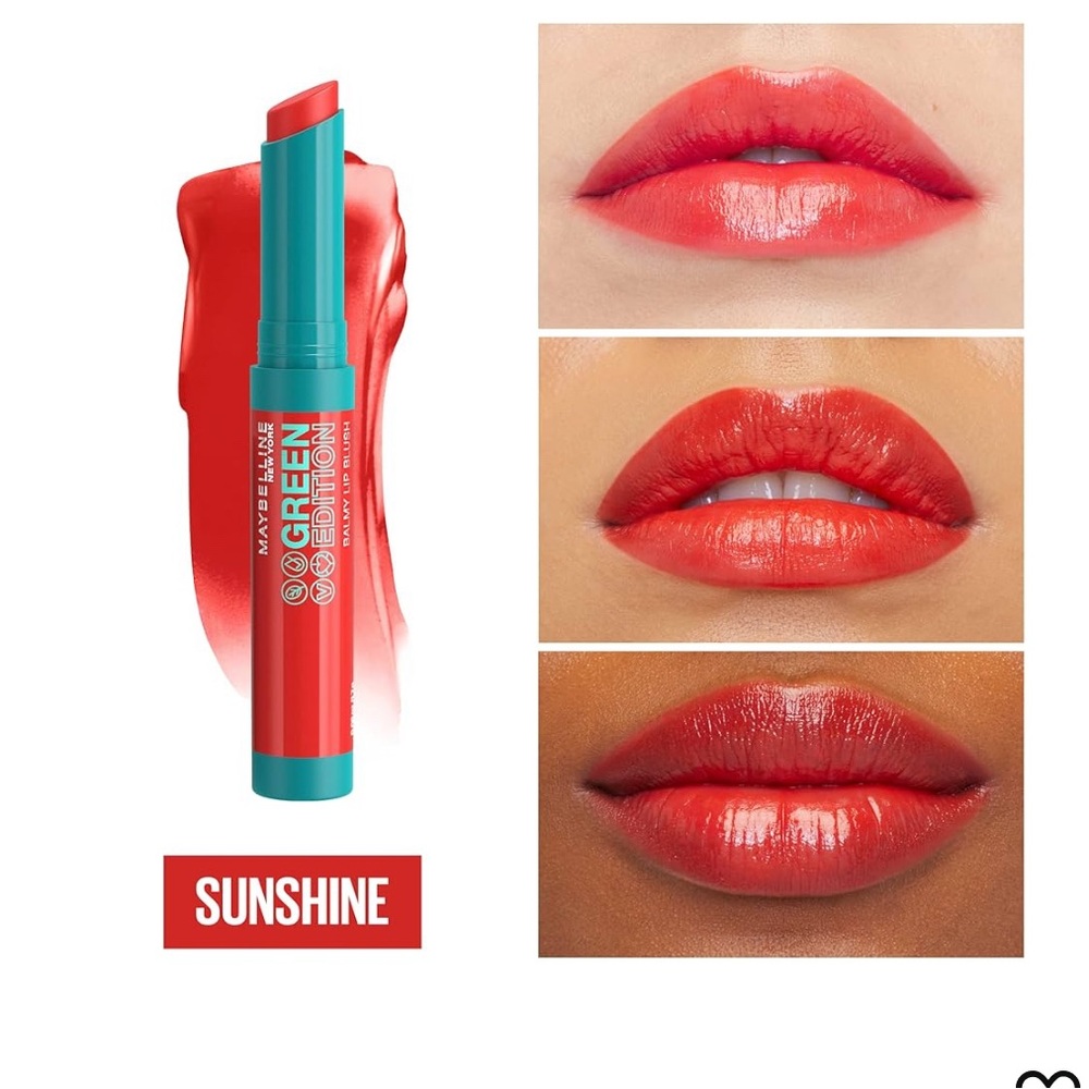 New Maybelline Green Edition Lipstick - Sunshine